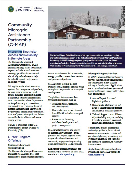 Community Microgrid Assistance Partnership Fact Sheet